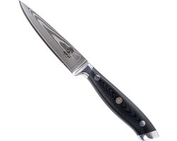 Homizu Kurotori Japans officemes - 9cm - VG-10 damascus mes/G10 - zwart