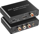 NÖRDIC SGM-176 HDMI Audio extractor ARC - DAC converter - 2xRCA - SPDIF - 3,5mm Audio - Zwart