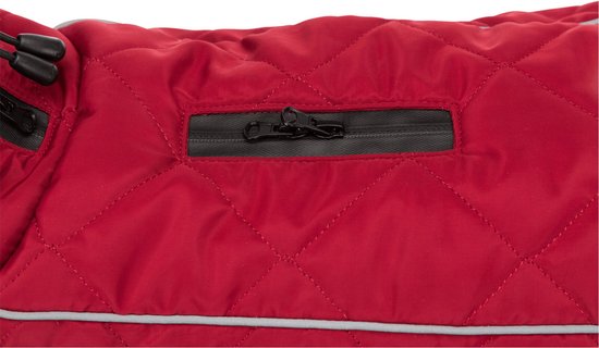 Trixie manteau pour chien minot dos rouge 55 cm ventre 60 83 cm bol