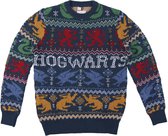 Harry Potter Hogwarts ugly christmas sweater - Foute kersttrui Zweinstein - XS