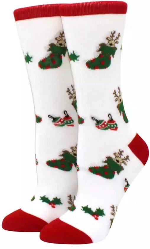 Kerstsokken - sokken - kerst - kerstcadeau - one size - hoge sokken - sok - kerstsok - cadeau - kerstboom - kerst sokken - cadeau voor hem en haar - cadeau voor leraar - kerst - sinterklaas cadeau - hoge kerst sokken