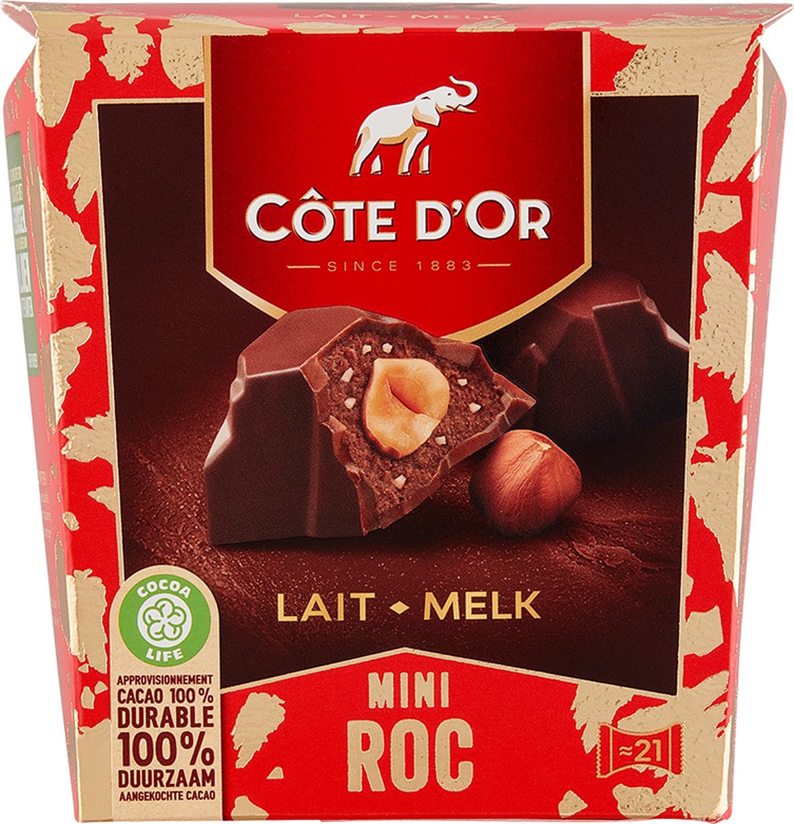 Côte d'Or Mini Roc Melk - 195g x 8 | bol.com