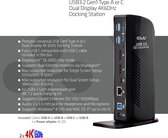 club3D CSV-1460 Laptopdockingstation Geschikt voor merk: Universeel Elitebook, IdeaPad, Latitude, Lenovo Thinkpad, Thin