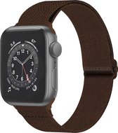 Bandje Geschikt Voor Apple Watch Bandje 38/40/41 mm Nylon Polsband Met Gesp - Horloge Bandje Geschikt Voor Apple Watch 1-8 / SE - 38/40/41 mm Bandje Stof - Bruin