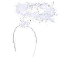 Boland - Diadeem Halo wit Wit - Volwassenen - Vrouwen - Engel - Engel - Fantasy