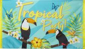 Boland - Polyester vlag 'Tropical party!' - Jungle;Tropisch