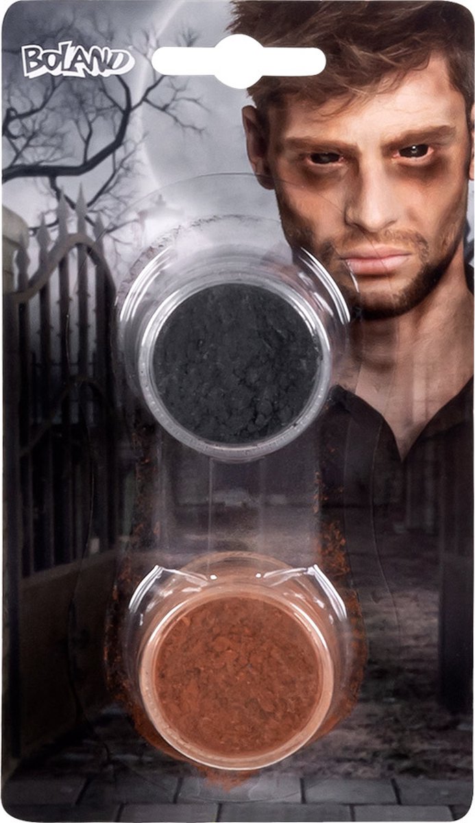 Boland - Set 2 potjes zombiepoeder - - Poeder - Halloween, Carnaval, Themafeest - Halloween - Horror - Zombie