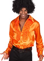 Boland - Party shirt oranje (XL) - Volwassenen - Danser/danseres - 80's & 90's - Disco