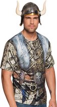 Boland - Fotorealistisch shirt Viking (L) - Volwassenen - Viking - Vikingen