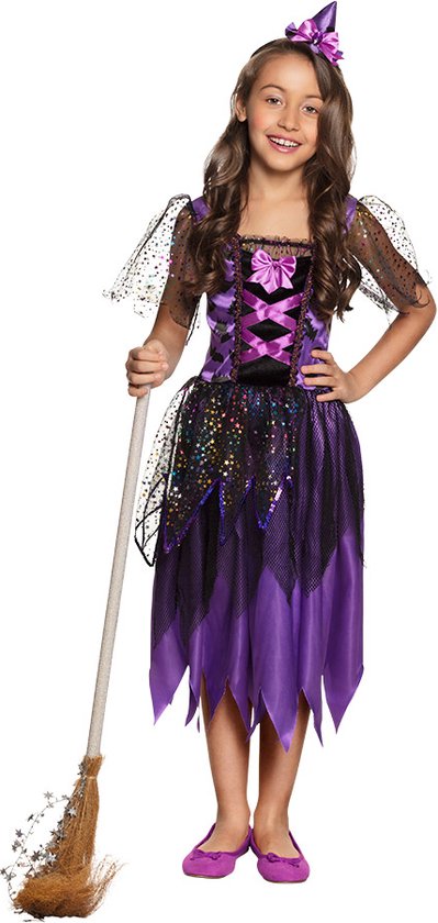 Boland - Kostuum Twinkle witch (4-6 jr) - Kinderen - Heks - Halloween verkleedkleding - Heks