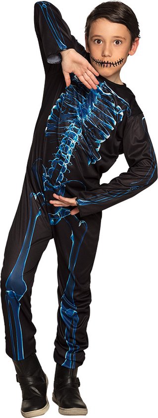 Boland - Kostuum Mr X-ray (4-6 jr) - Kinderen - Skelet - Halloween verkleedkleding - Skelet