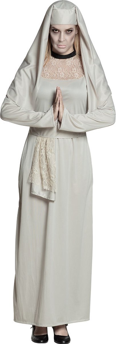 Boland - Kostuum Ghost nun (36/38) - Volwassenen - Non - Halloween verkleedkleding - Horror - Non - Spook