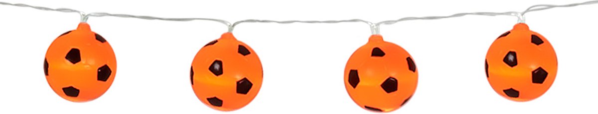 Boland - LED lichtsnoer Voetbal oranje - Voetbal - Koningsdag - Holland - Supporter - Voetbal