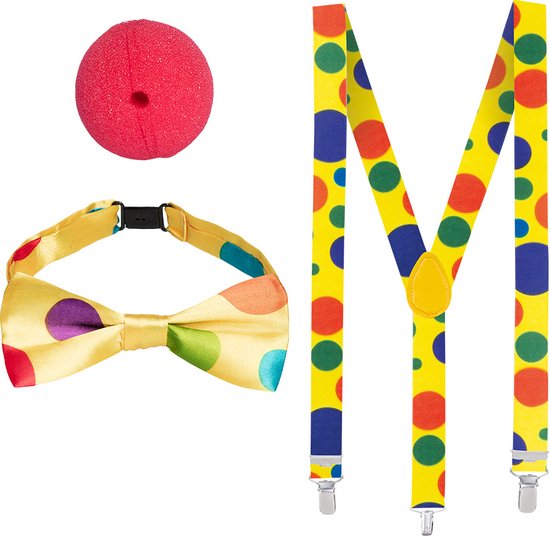 Boland - Set Clown - Volwassenen - Unisex - Clown - Clown - Circus