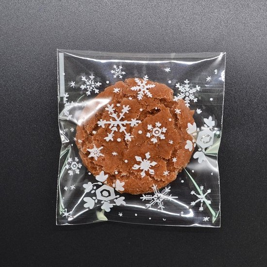 50 Sachets Biscuits Noël Sachet Plastique Transparent Noel, Sachet