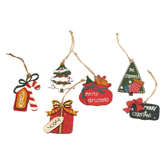 Kerstdecoratie Voor Aan De Boom 12 Stuks Kerstkousen Sokken - Kerstman & Sneeuwpop Motieven - Opvulbare Laarzen Voor Kerstboom Non-woven Kerstversiering 15.5x13.5x9 Cm