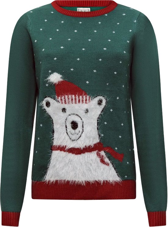 NOROZE Gebreide kersttrui voor heren maten S-2XL, S