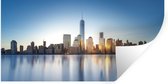 Stickers muraux - New York - Skyline - Water - 160x80 cm - Feuille adhésive
