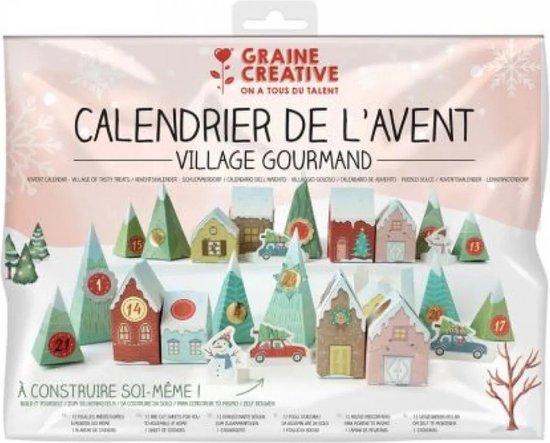 Graine Creative Adventkalender Dorp 33x25 cm
