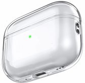 Airpods Pro 2 Hoesje - Siliconen Case Airpods Pro 2 - Airpods Hoesje - Geschikt voor Airpods Pro 2 - Transparant