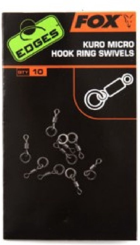Fox Edges Kuro Micro Hook Ring Swivels | Wartels - Fox