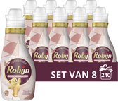 Assouplissant Robijn Rosé Chique - 8 x 30 lavages - Emballage spécial