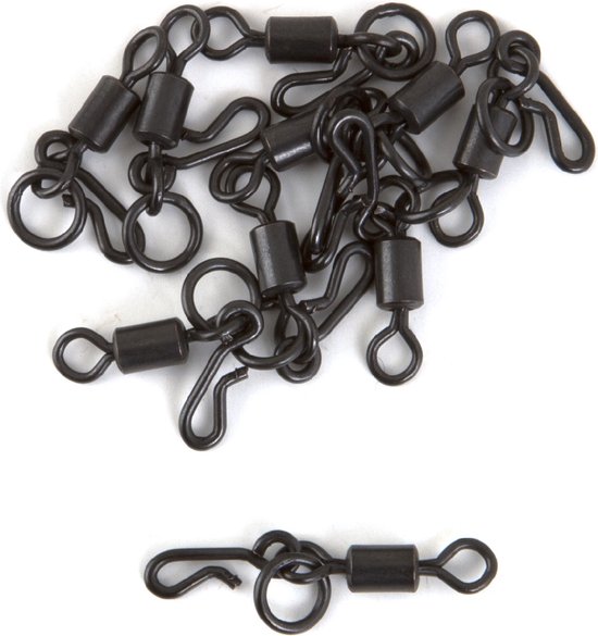 Fox - Edges Ring Kwik Connector Swivel Combo - Maat 7 - Zwart van Fox — afbeelding 4