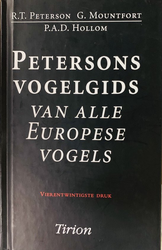 Cover van het boek 'Petersons vogelgids van alle Europese vogels' van G. Mountfort en R.T. Peterson