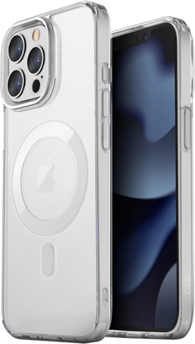 UNIQ - LifePro - Xtreme case iPhone - 14 - Plus - 6.7 - Magclick - Opladen - transparant/vorsthelder