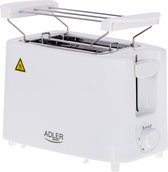 Adler AD 3223 - Broodrooster - toaster - Wit