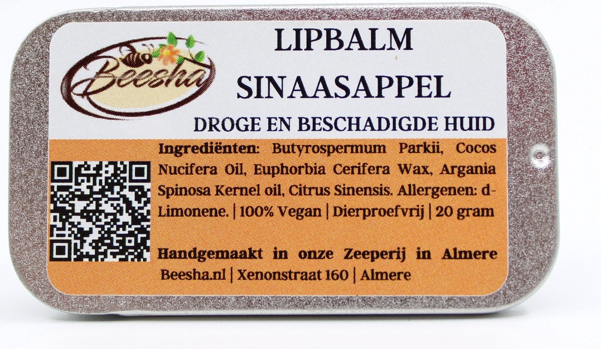 Goedkoopste Beesha Lippenbalsem Sinaasappel