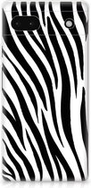 Trendy Telefoonhoesjes Google Pixel 6A Smartphone hoesje Zebra