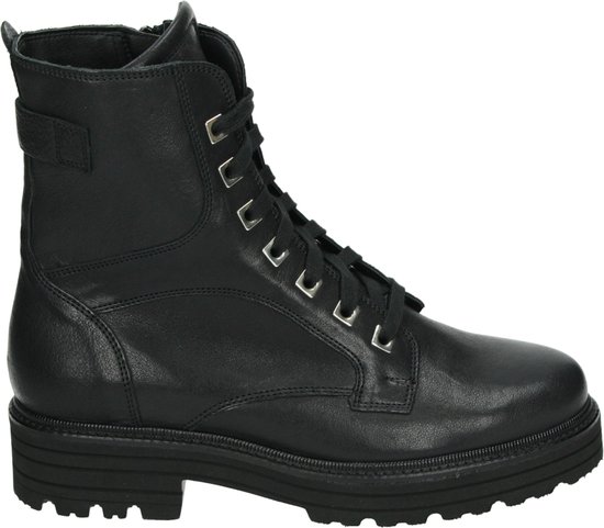 Durea 9758 H - Volwassenen VeterlaarzenHalf-hoge schoenen - Kleur: Zwart - Maat: 40.5