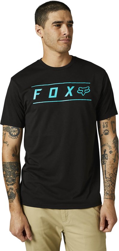 Maglietta Tecnica FOX Pinnacle Tech Tee - Uomo, Colore Nero, Taglia L - Traspirante E Ad Asciugatura Rapida