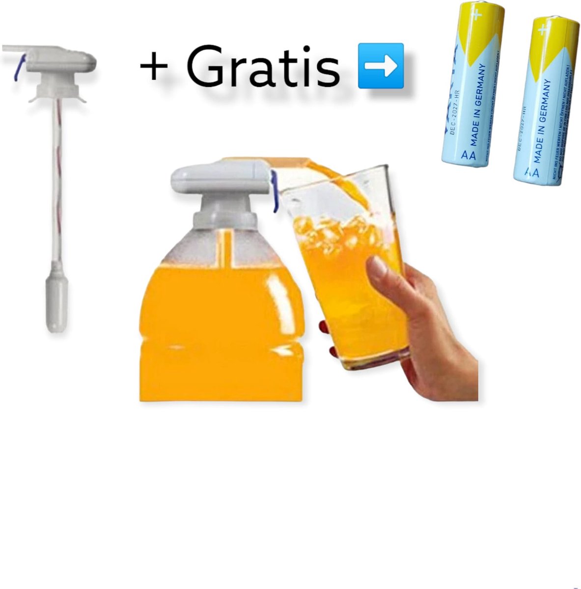 Pompe À Eau Électrique, Distributeur d'eau Portable pour Bouteille, Silicone ABS Acier Inoxydable, Rechargeable 800mAh, Blanc - sans Odeur, Simple D'utilisation, pour Maison (Blanche Pompe À Eau Électrique, Distributeur d'eau Portable pour Bouteille, Silicone ABS Acier Inoxydable, Rechargeable 800mAh, Blanc - sans Odeur, Simple D'utilisation, pour Maison (Blanche