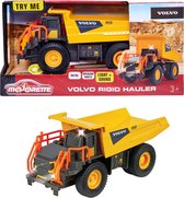 Majorette Grand Series - Camion benne Volvo - Construction - Métal - Son et lumière - 20 cm - Véhicule jouet