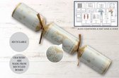 Tom smith Christmas Crackers 50st Cream and Gold Tree Woodland 12 inch