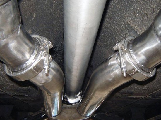 Collier de serrage en acier inoxydable 304 pour tuyau de descente  d'échappement Turbo de voiture de 3 pouces