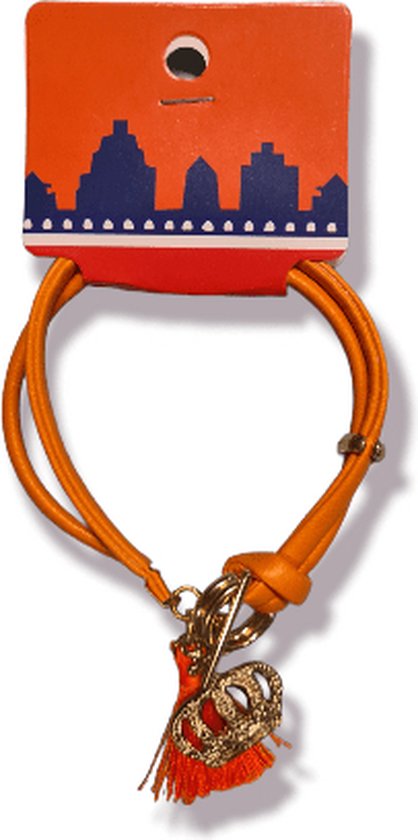 Oranje Armband met bedels, EK/WK Koningsdag , Kindercrea