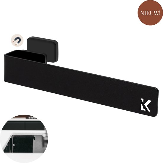 Kitchen Lab Co. Vaatdoek Caddy™ Zwart RVS Vaatdoekhouder