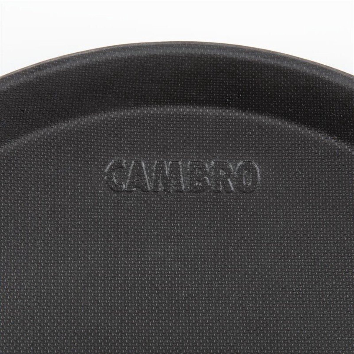 Cambro Camtread Rond Antislip Glasvezel Dienblad Zwart 28cm DM780