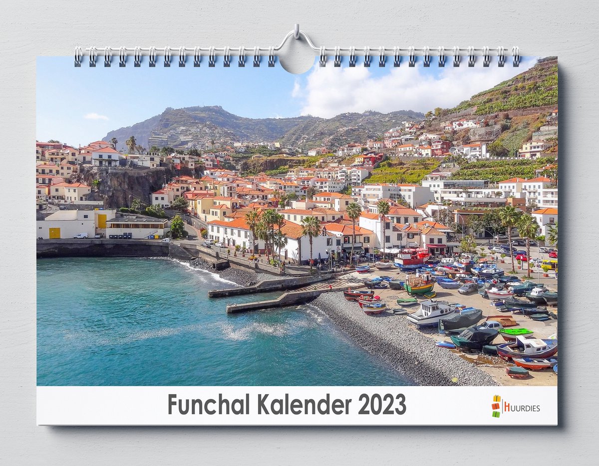Funchal kalender 2023 | 35x24 cm | jaarkalender 2023 | Wandkalender 2023