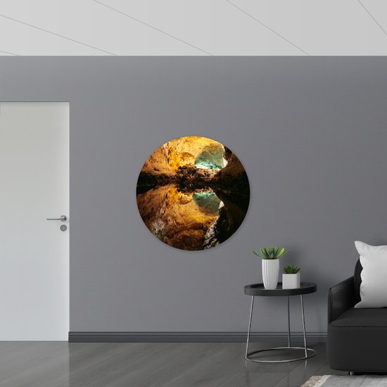 WallClassics - Muursticker Cercle - Belle grotte - Cueva de los Verdes - Muursticker cm