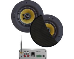 AquaSound WMA50-SZ WiFi-Audio versterker 50 Watt met Samba speakers