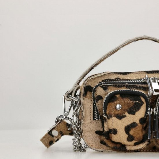 Nunoo Petit Sac à Bandoulière / Sac à Bandoulière Femme - Cuir - Helena - Imprimé