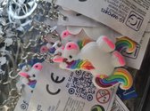 Eenhoorn sleutelhangers pakket 24 stuks - Unicorn sleutelhangers uitdeelcadeautjes - traktaties - kinderfeestje - grabbelton - kinderspeelgoed
