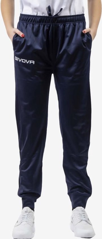 Pantalon d'entraînement/pantalon de sport Givova, couleur bleu marine, taille L
