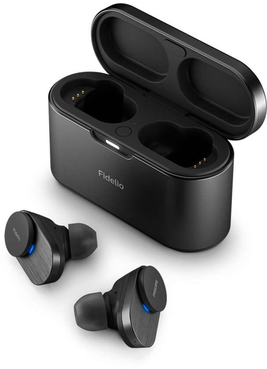 Philips Fidelio T1 - In-ear koptelefoon - Draadloos - Met ANC - Zwart
