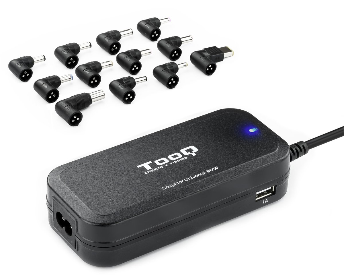 Laptop Charger TooQ TQLC-90BS02AT 90W Black