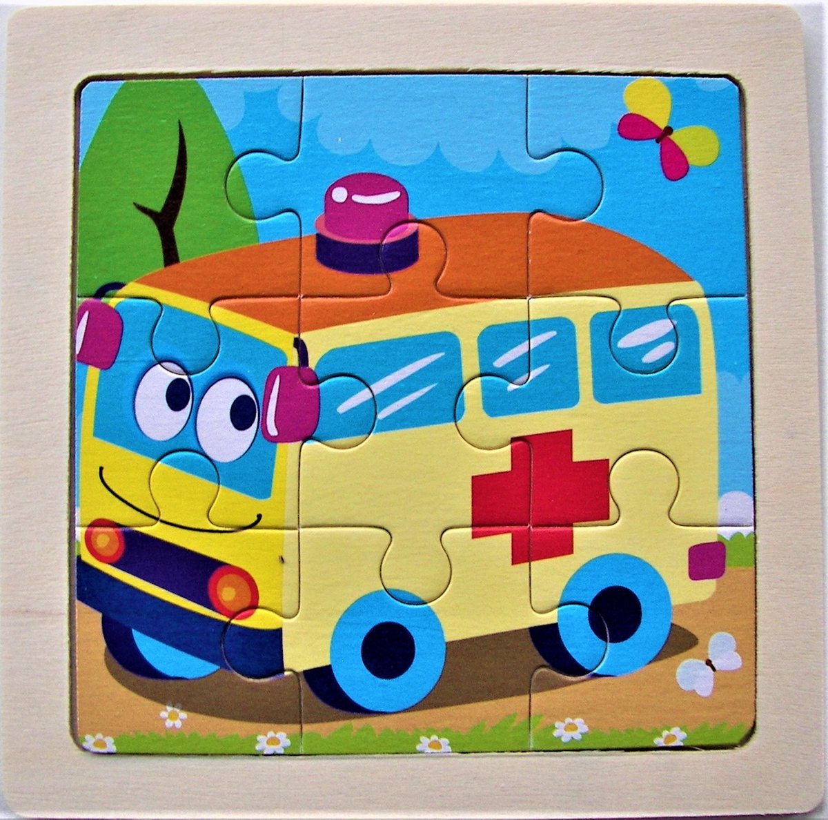 Eco Wood Art (EWA) 3D Mechanische Puzzel, Kinetic Globe, 723, 16x13x25cm